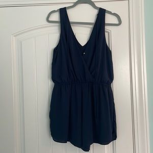 Navy Blue Romper